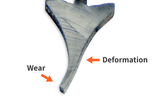 Wear or Deformation